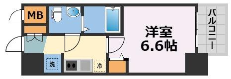 エグゼ大阪CITYアインツの間取り