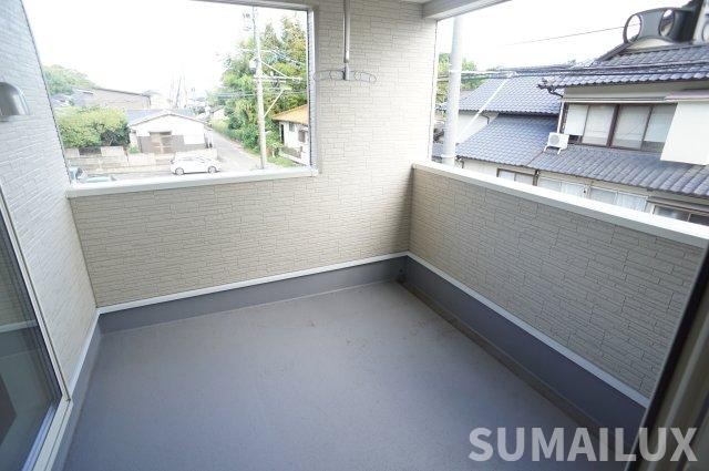 クレイドルガーデン菊陽町津久礼のバルコニー