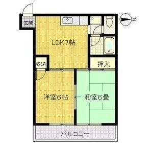 青風ハイツの間取り