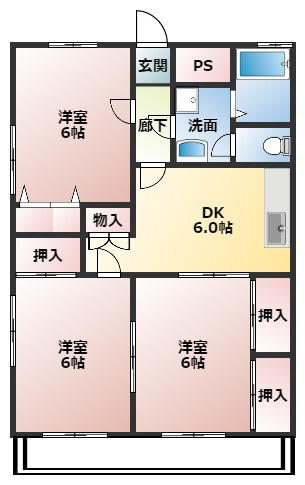 ライフガーデンの間取り