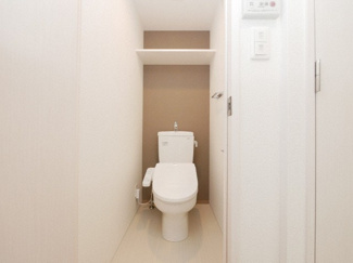 【トイレ】 | レオンコンフォート難波西Ⅲ | 落ち着いた空間のトイレです