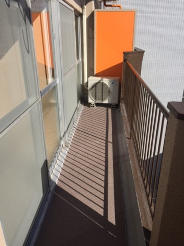デュウオコート東雲本町のバルコニー