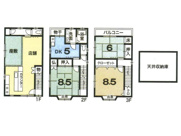 山科区大宅辻脇町　中古店舗付き住宅の画像