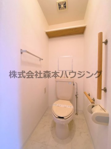【トイレ】 | 　サンマンション南野 | 清潔感のあるトイレです