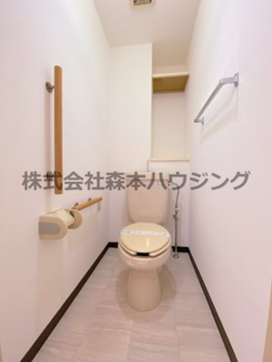 【トイレ】 | 　サンマンション南野 | 落ち着いた色調のトイレです