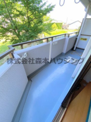 【バルコニー】 | 　サンマンション南野 | お洗濯にも便利なバルコニー付き
