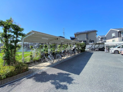 【その他共用部分】 | 　サンマンション南野 | 駐輪場です