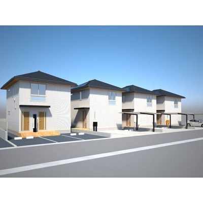 【外観パース】 | 仮）駅南町ハイツA