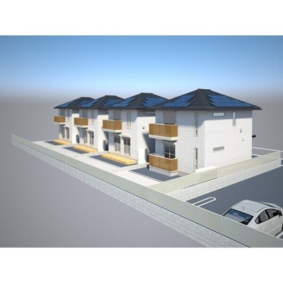 【外観パース】 | 仮）駅南町ハイツA