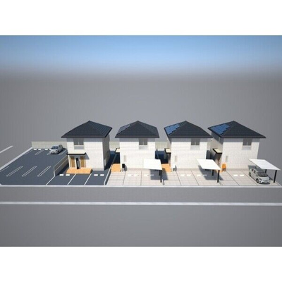 【外観パース】 | 仮）駅南町ハイツA