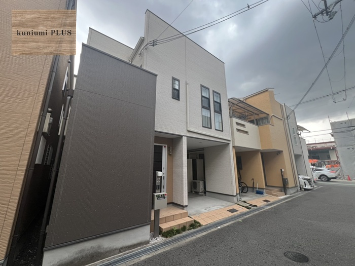大阪市生野区巽北1丁目の前面道路含む現地写真