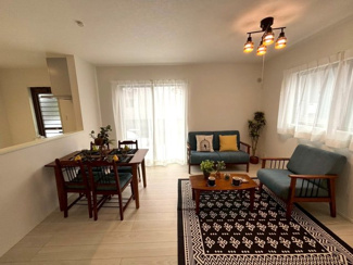 【居間・リビング】 | 新築戸建　西長戸町