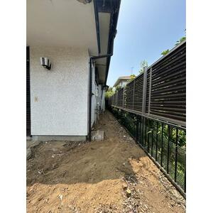 つくば市桜ケ丘貸家の庭