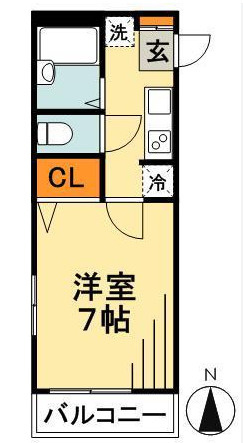 市川市湊　一棟売アパート　行徳駅徒歩約７分の間取り