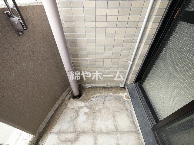 オーキッドコート玉造のバルコニー|広々としたバルコニーです