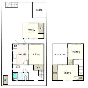 こてはし台３丁⽬テラスハウス