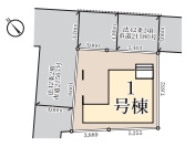 さいたま市見沼区東門前　新築一戸建て　リーブルガーデン　01の区画図|1号棟