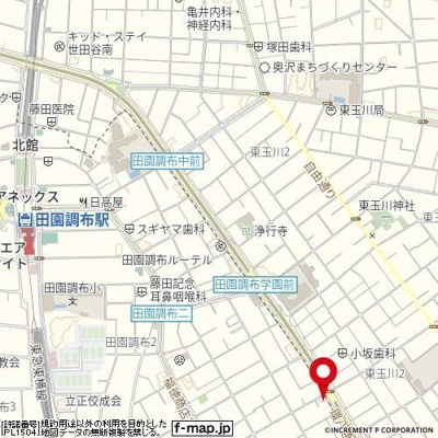 【地図】 | ガーラ・ヴィスタ田園調布