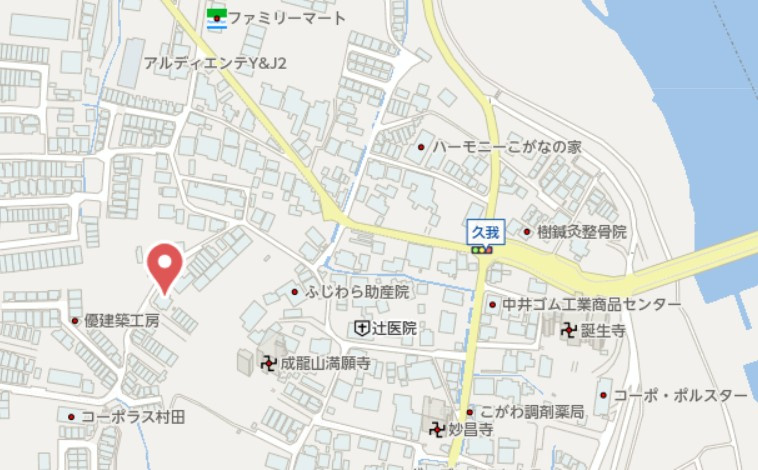 京都市伏見区久我本町　新築戸建の地図