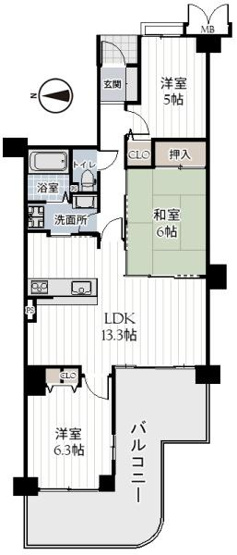 【間取り】 | ディオフェルティ白鷺 | お気軽にお問い合わせください！