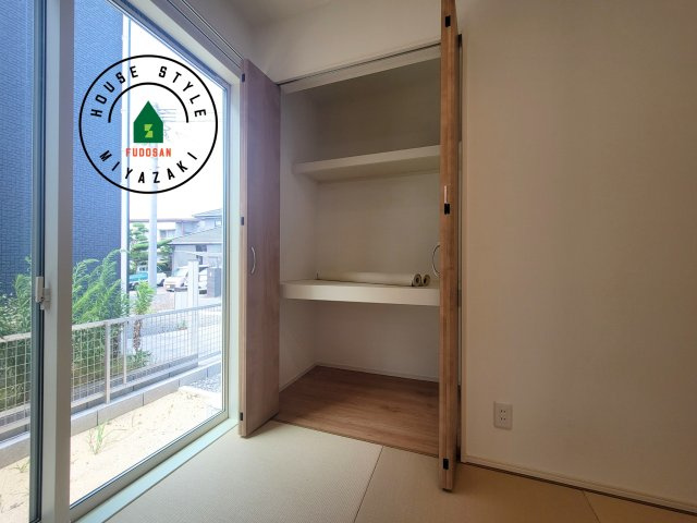 都城市下川東B(1号棟)の内観：施工例|収納には困りません。