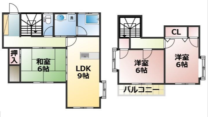 南サンシャインⅠの間取り