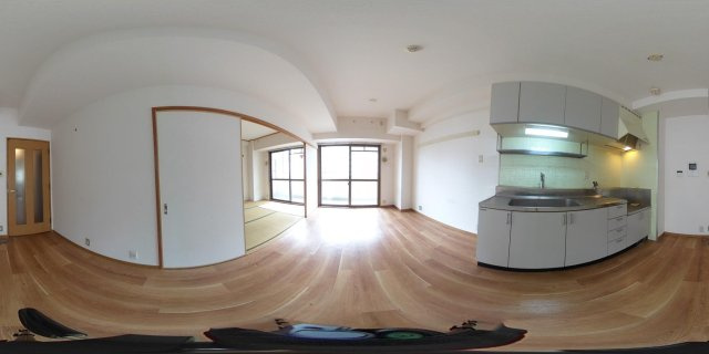 サウスサイドなにわ筋の居間・リビング