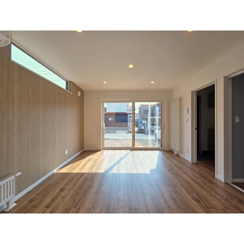 【くらしを変える平屋ご提案します！】昭和4丁目新築の居間・リビング