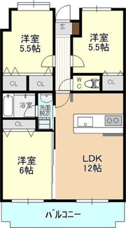 【間取り】 | ドリームタウン三和A棟