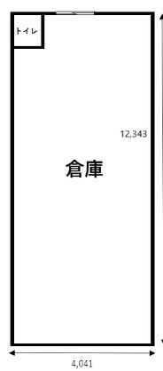 大今里3丁目倉庫・車庫の間取り