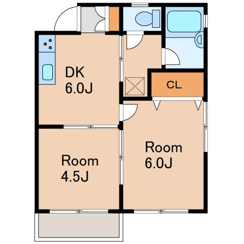 第一富士見コーポの間取り