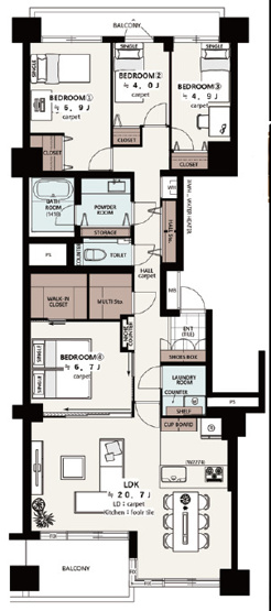 【間取り】 | 成城ハイム