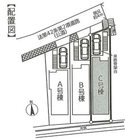 戸塚区汲沢7丁目 新築戸建 4680万円の区画図