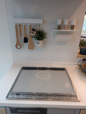  | 仮称）山田１丁目新築マンション | 3口IHヒーター　ショウルーム写真　同品使用