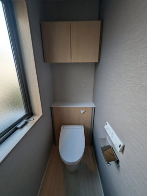 【トイレ】 | 仮称）山田１丁目新築マンション | 温水洗浄便座　ボタン流水