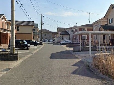 【新築戸建】　いわき市泉もえぎ台第2　全２棟！！の前面道路含む現地写真|東側6ｍ公道