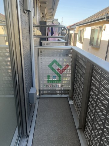 ソレイユ三原台Aのバルコニー