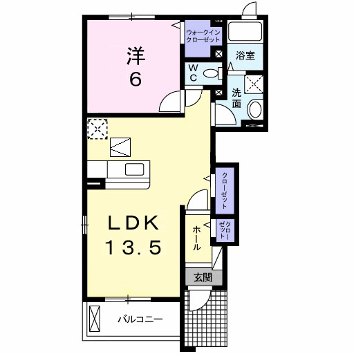 グリーンパーク　参番館の間取り