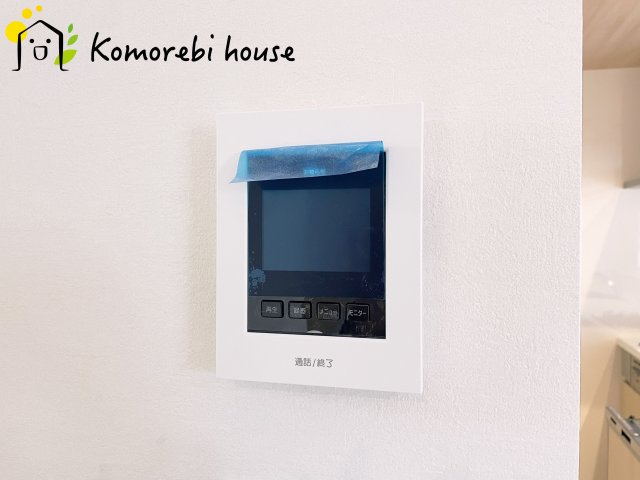 さいたま市北区日進町　31期　新築一戸建て　テラス　01の防犯設備|モニター付インターホンです