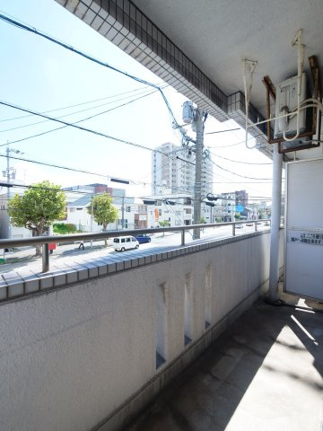 菱和パレス門田屋敷のバルコニー