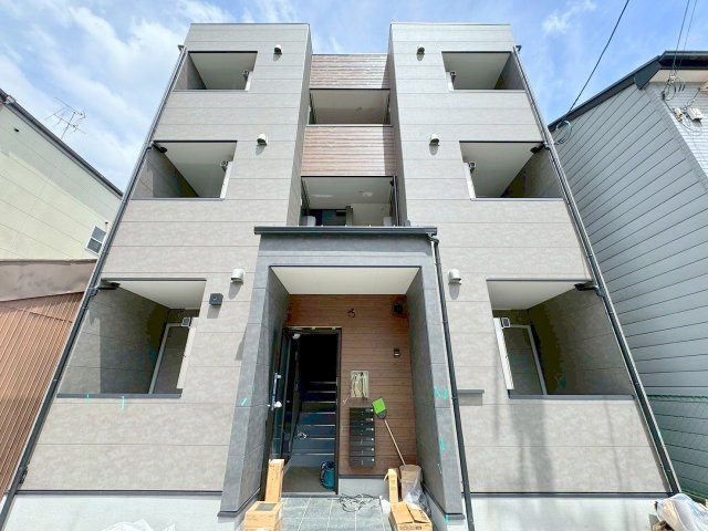 カメリア神崎川のエントランス