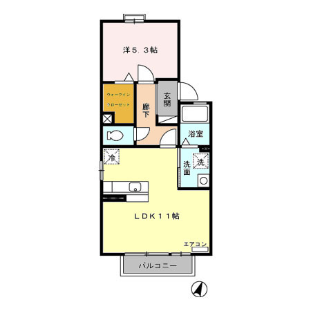 ミルキーウェイBの間取り