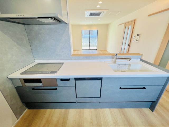 高崎市下之城のキッチン|食洗器付きのシステムキッチン