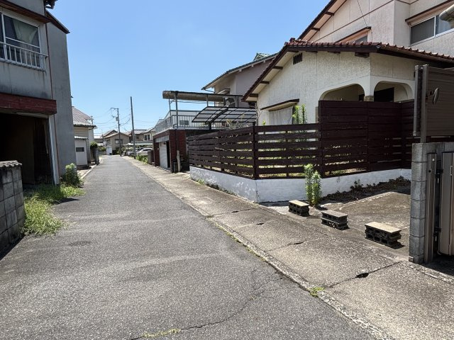 総社市清音柿木戸建の前面道路含む現地写真