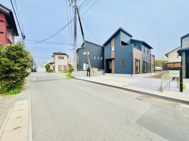 桐生市相生町の前面道路含む現地写真|車の通りも少なく駐車も楽々♪