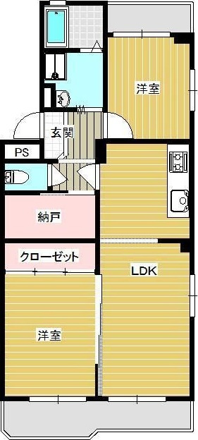 ピース　IIの間取り