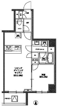 TRADIS浅草橋の間取り