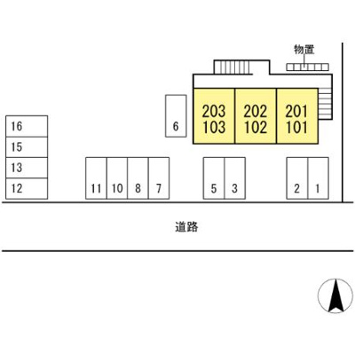 【区画図】 | エステート笹谷Ａ