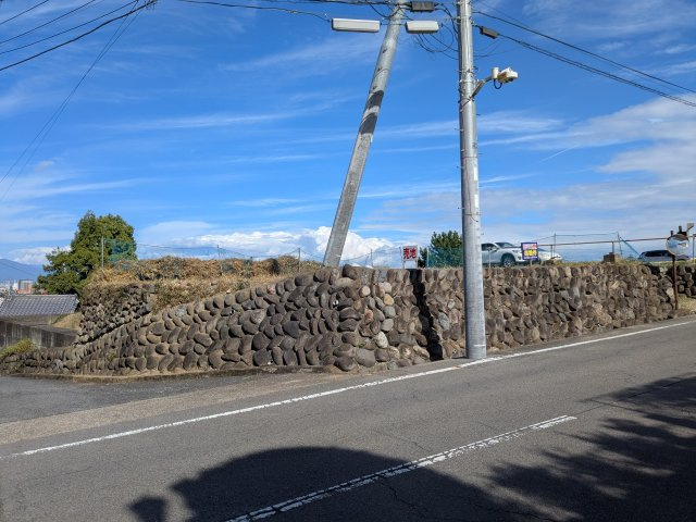 土地　高崎市片岡三丁目の前面道路含む現地写真