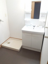 忙しい朝には欠かせない洗面所です